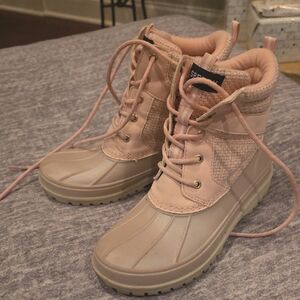 Sperry Women's Tan and Pink Winter Boots